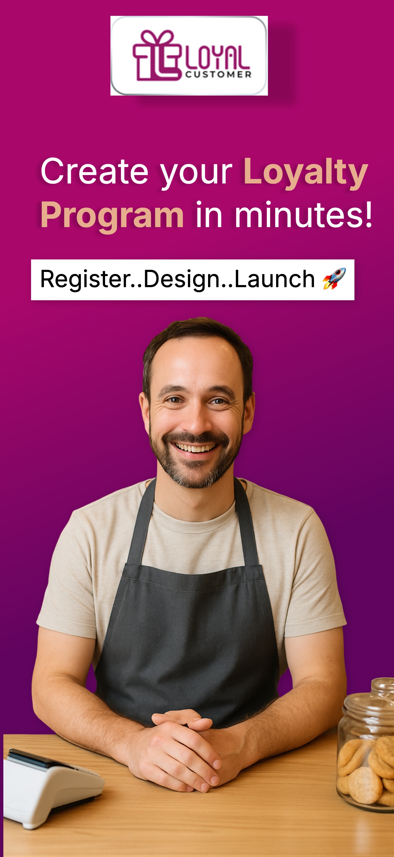 Create your loyalty program in minutes