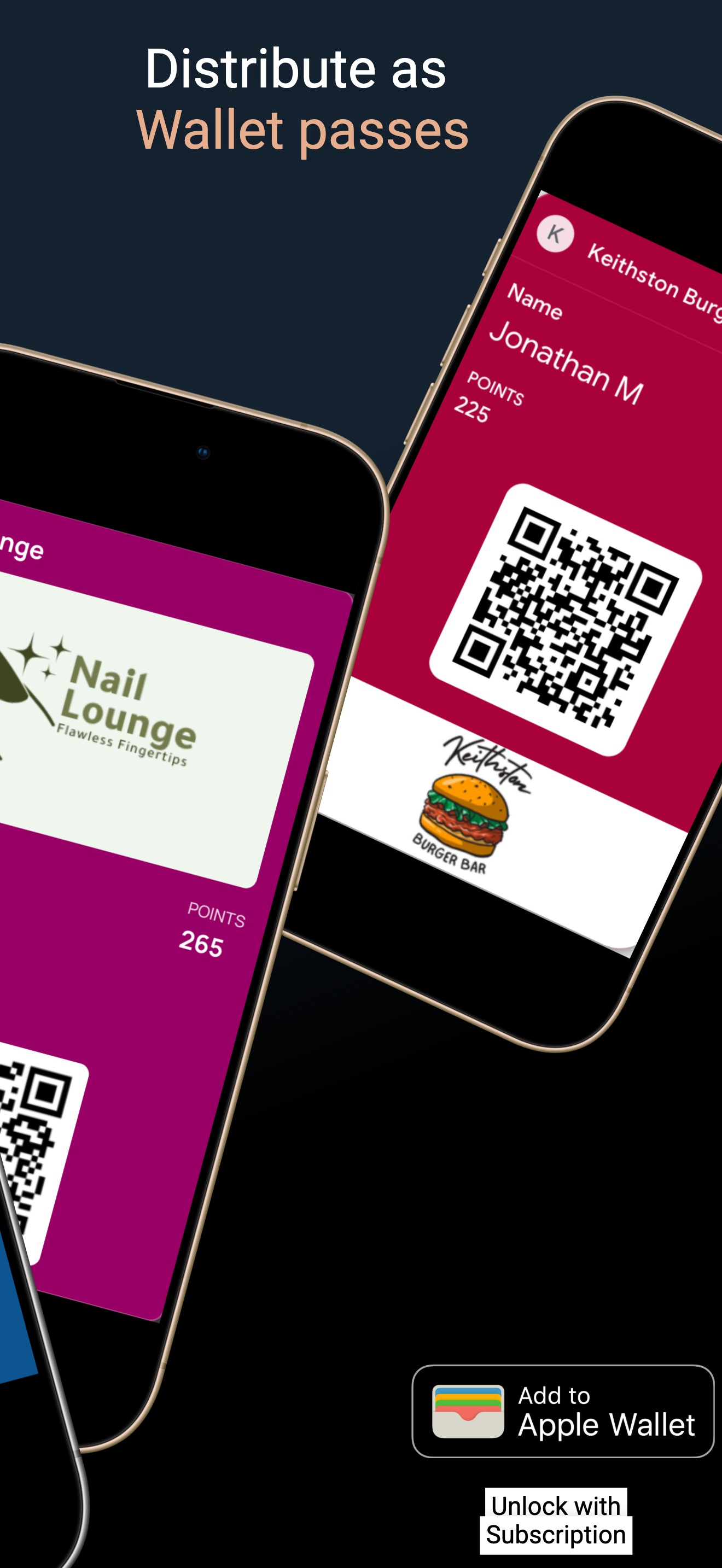 Distribute as Apple & Google Wallet passes