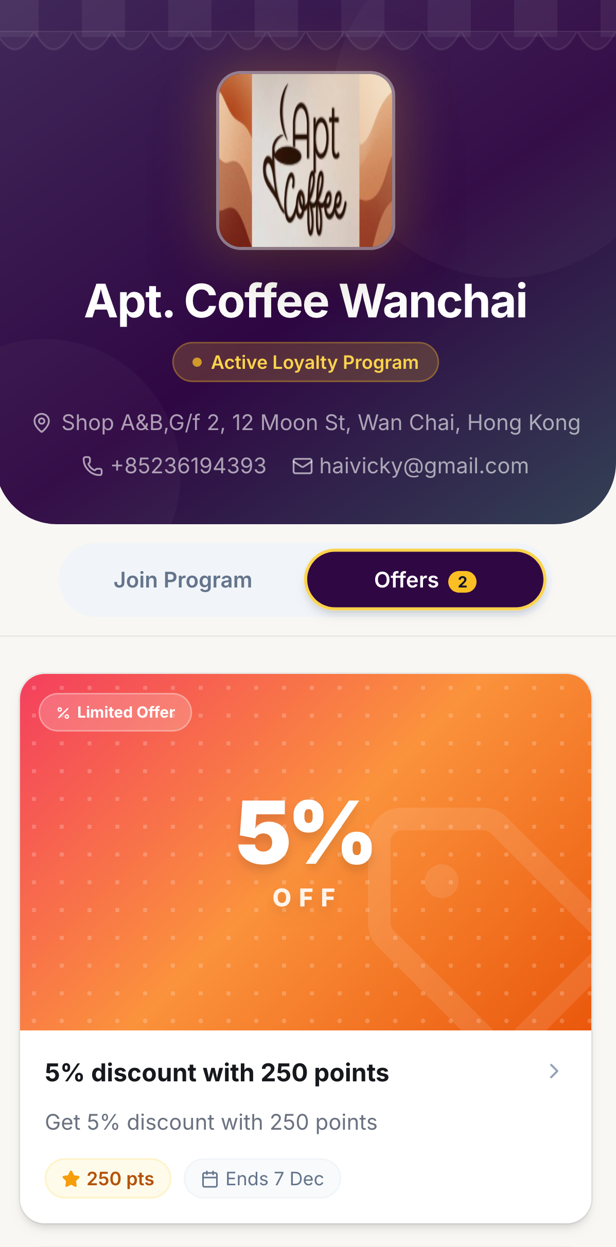 Create Offers & Discounts